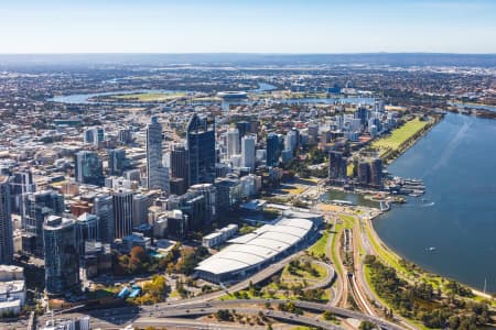 Aerial Image of PERTH CBD