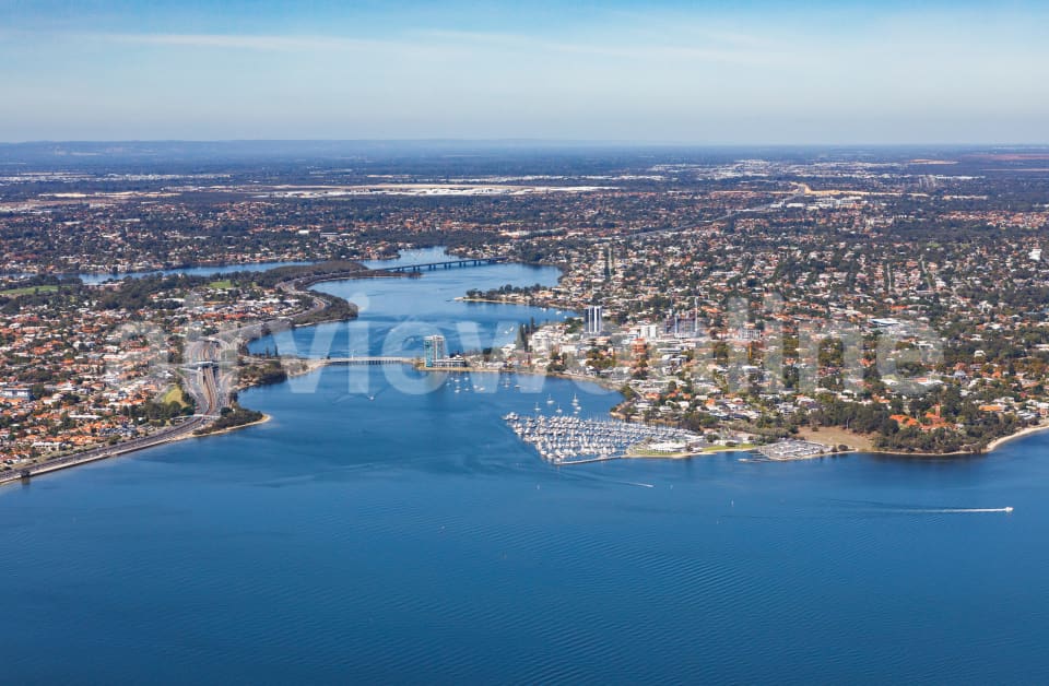Aerial Image of Applecross and Canning Bridge