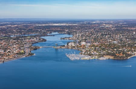 Aerial Image of APPLECROSS AND CANNING BRIDGE