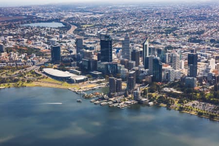 Aerial Image of PERTH CBD