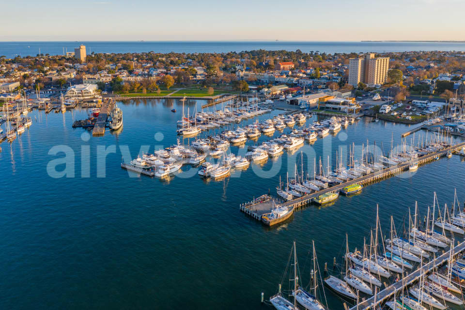 Aerial Image of Williamstown Harbour