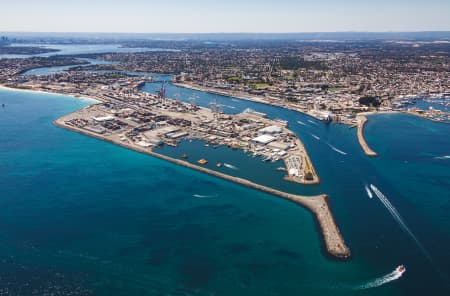 Aerial Image of FREMANTLE PORT