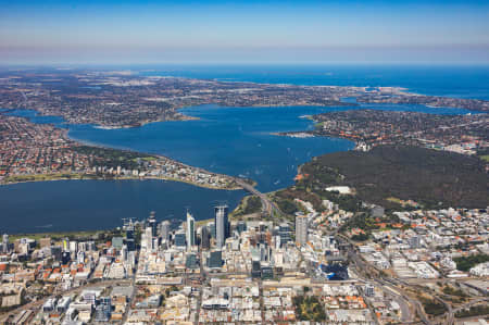 Aerial Image of PERTH CBD LOOKING SOUTH