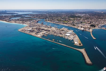 Aerial Image of FREMANTLE PORT