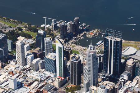 Aerial Image of PERTH CBD BUILDINGS