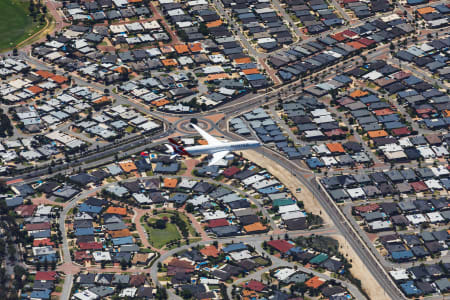 Aerial Image of QANTAS QF10 OVER ELLENBROOK