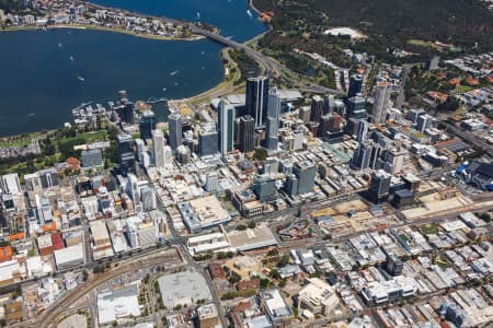 Aerial Image of PERTH NORTHBRIDGE