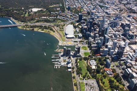 Aerial Image of PERTH ELIZABETH QUAY