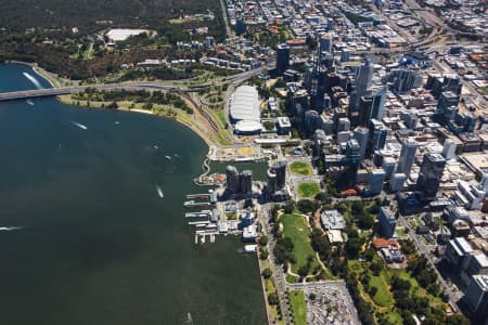 Aerial Image of PERTH ELIZABETH QUAY