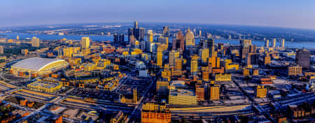 Aerial Image of DETROIT, MICHIGAN USA