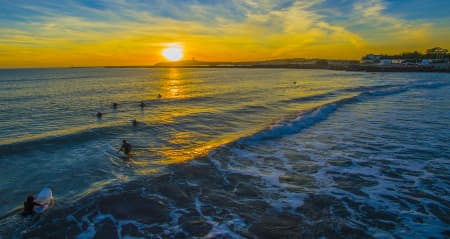 Aerial Image of SURFERS HALF MOON BAY, CALIFORNIA