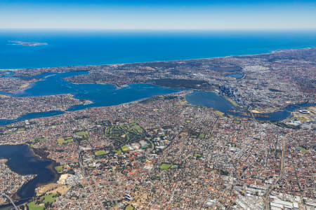 Aerial Image of PERTH FACING WEST HIGH