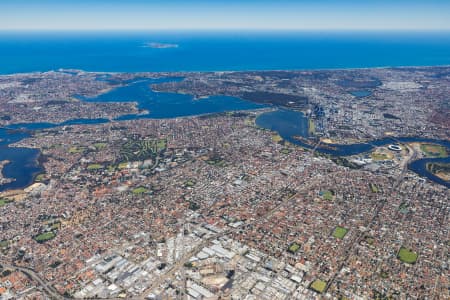 Aerial Image of PERTH FACING WEST HIGH