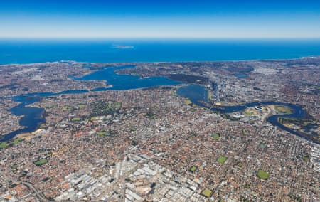 Aerial Image of PERTH FACING WEST HIGH