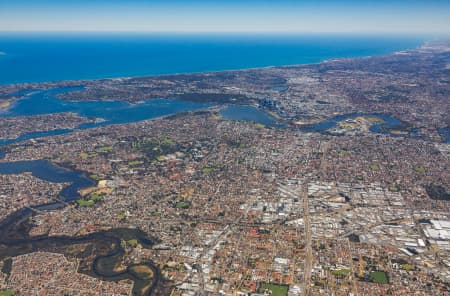 Aerial Image of PERTH FACING WEST HIGH
