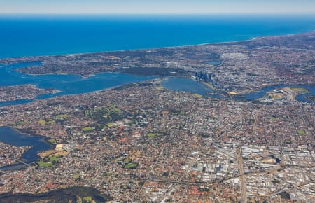 Aerial Image of PERTH FACING WEST HIGH