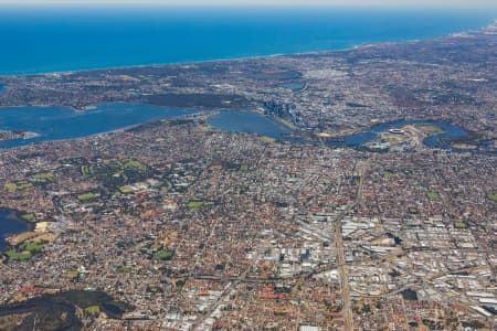 Aerial Image of PERTH FACING WEST HIGH