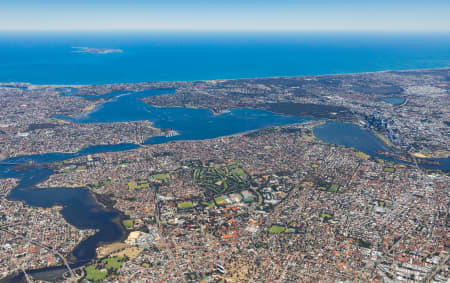 Aerial Image of PERTH FACING WEST HIGH