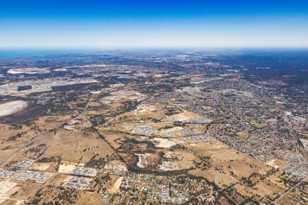 Aerial Image of HILBERT TO PERTH CBD