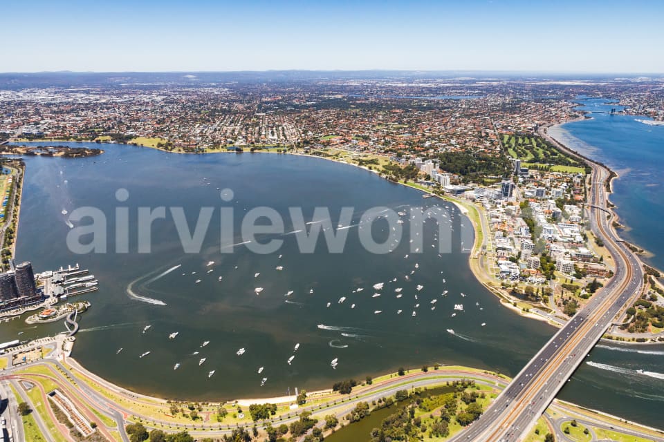 Aerial Image of South Perth - Australia Day