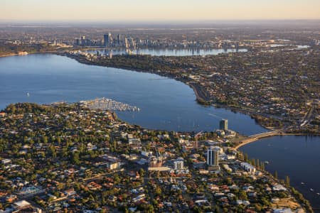 Aerial Image of CANNING BRIDGE SUNRISE