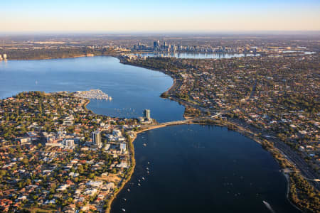 Aerial Image of CANNING BRIDGE SUNRISE