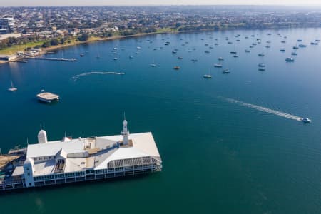 Aerial Image of GEELONG WATERFRONT AND CORIO BAY
