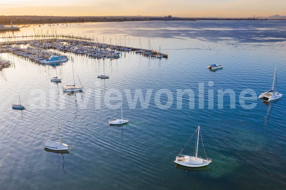 Aerial Image of Geelong harbour
