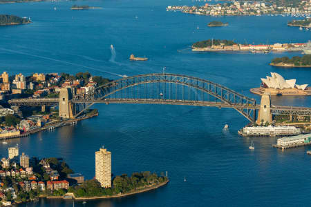 Aerial Image of MCMAHONS POINT LATE AFTERNOON