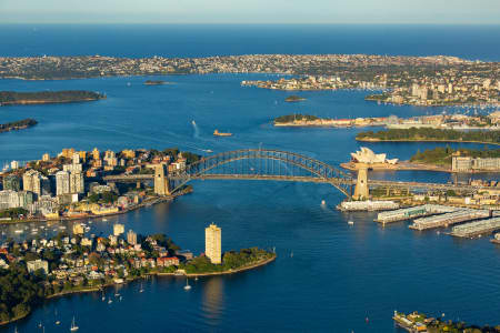 Aerial Image of MCMAHONS POINT LATE AFTERNOON