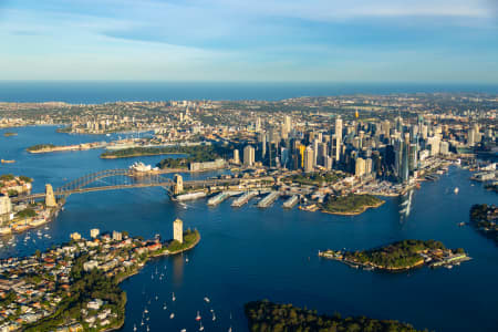 Aerial Image of MCMAHONS POINT LATE AFTERNOON