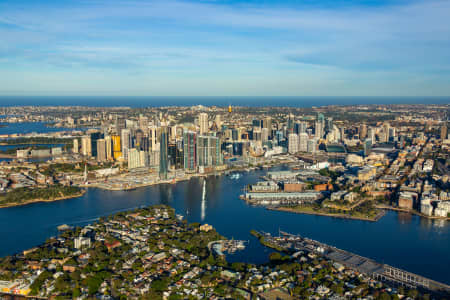 Aerial Image of BARANGAROO LATE AFTERNOON