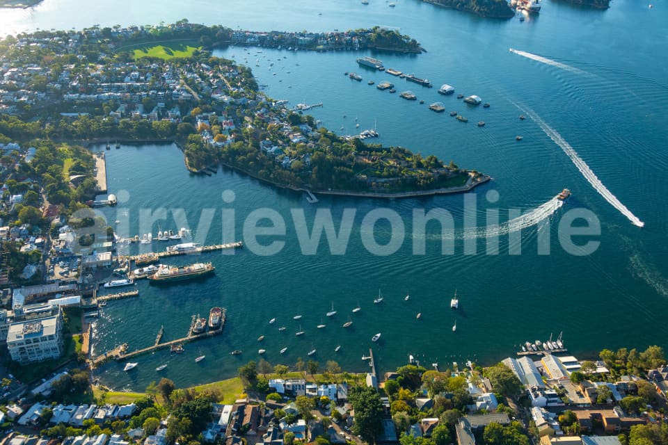Aerial Image of Balmain Late Afternoon