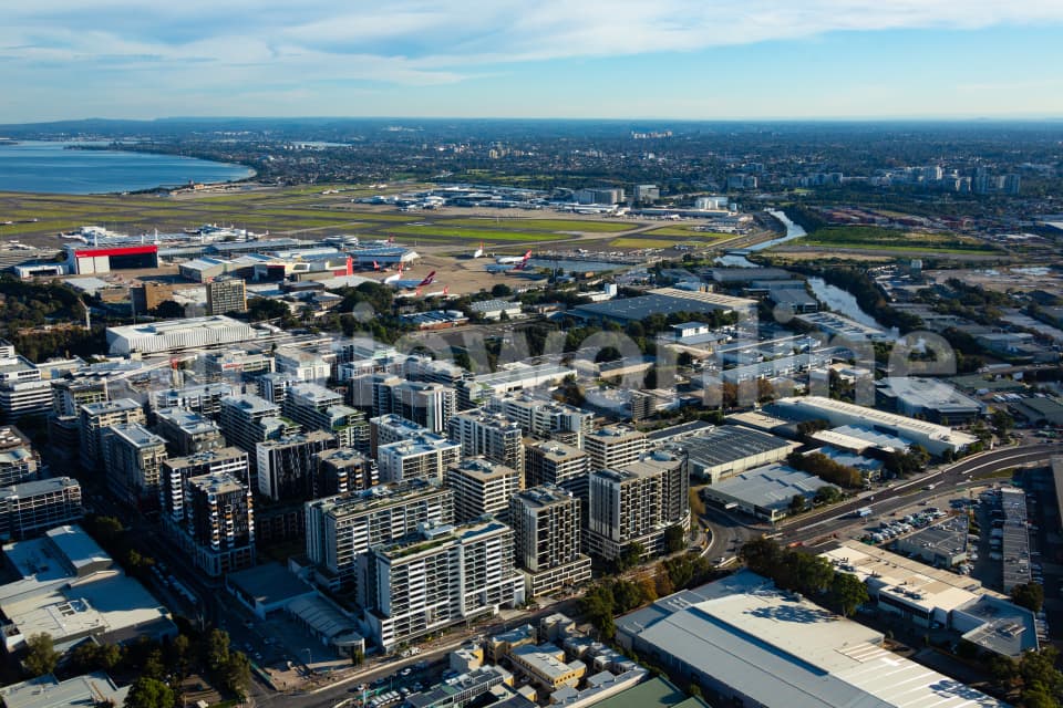 Aerial Image of Mascot Late Afternoon