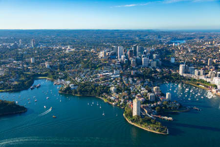 Aerial Image of MCMAHONS POINT LATE AFTERNOON