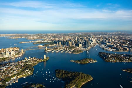 Aerial Image of MCMAHONS POINT LATE AFTERNOON