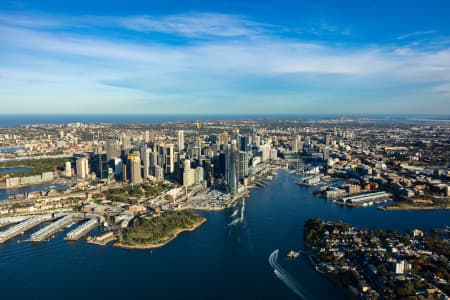 Aerial Image of BARANGAROO LATE AFTERNOON