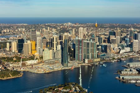 Aerial Image of BARANGAROO LATE AFTERNOON