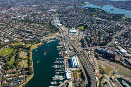 Aerial Image of ROZELLE INTERCHANGE WESTCONNEX