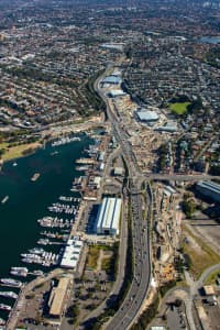 Aerial Image of ROZELLE INTERCHANGE WESTCONNEX