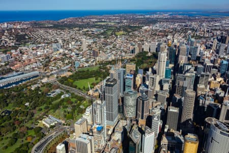 Aerial Image of SYDNEY CBD BUILDINGS