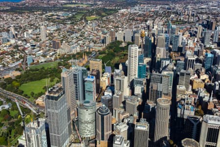 Aerial Image of SYDNEY CBD BUILDINGS