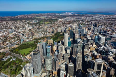 Aerial Image of SYDNEY CBD BUILDINGS