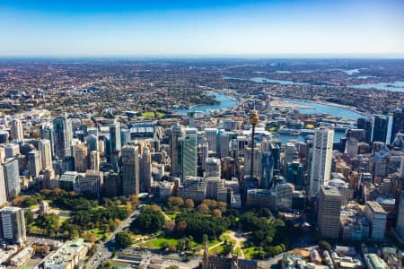 Aerial Image of SYDNEY CBD BUILDINGS