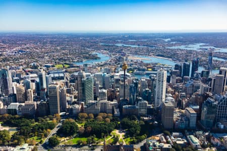 Aerial Image of SYDNEY CBD BUILDINGS