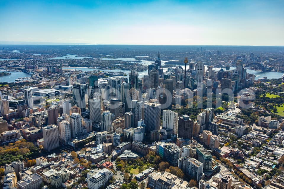 Aerial Image of Surry Hills to Sydney CBD