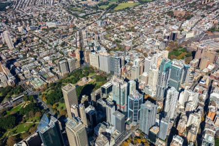 Aerial Image of SYDNEY CBD BUILDINGS