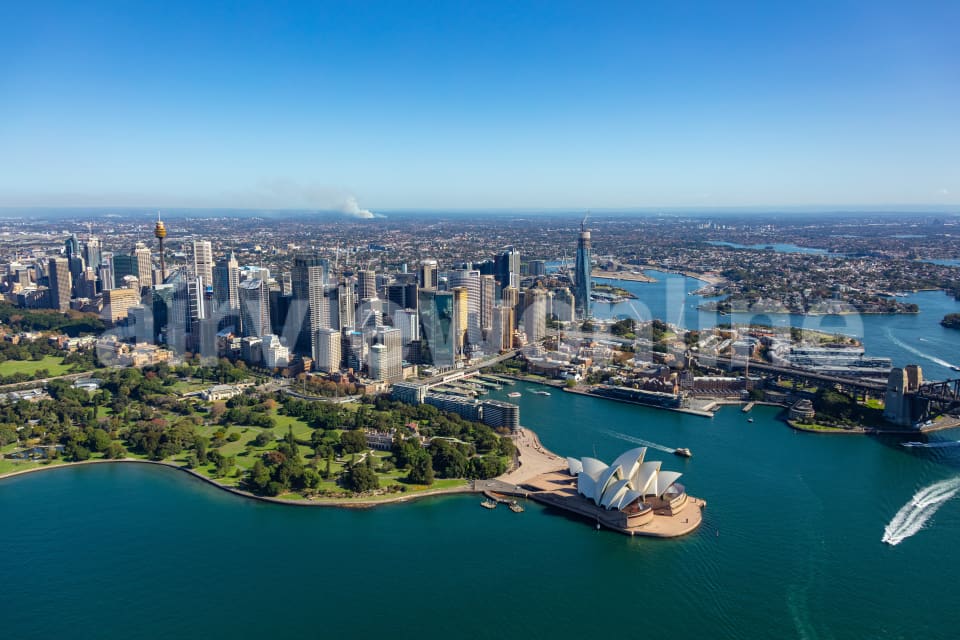 Aerial Image of Sydney CBD Buildings
