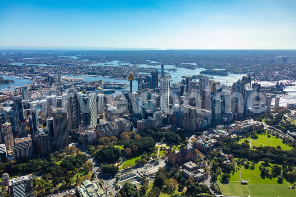 Aerial Image of Sydney CBD Buildings