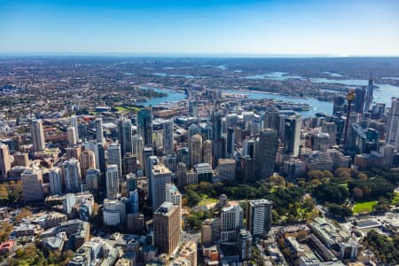 Aerial Image of SYDNEY CBD BUILDINGS